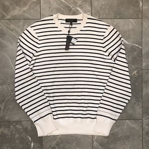 rag & bone Sam Stripe Crew Sweater - NWT